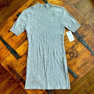 RVCA small, brand new, gray, sweater mini dress